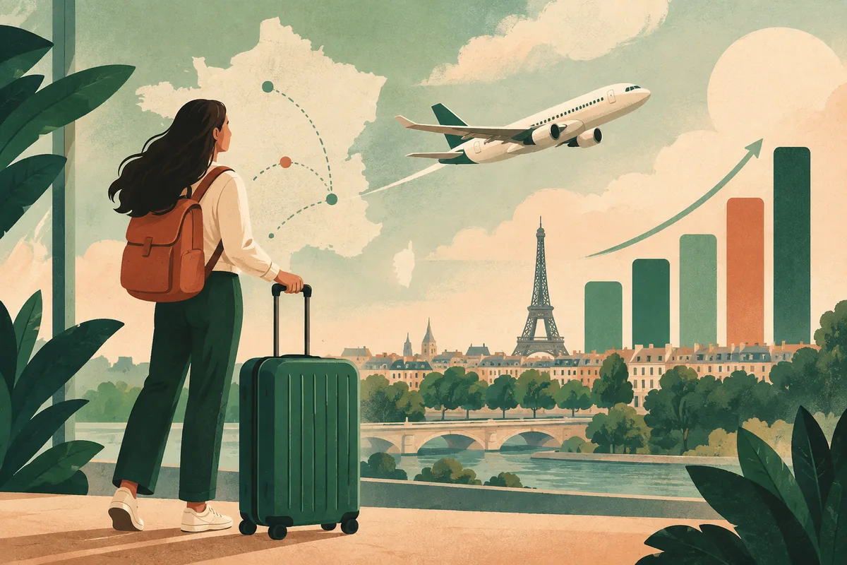 Voyages vers la France et statistiques de visas